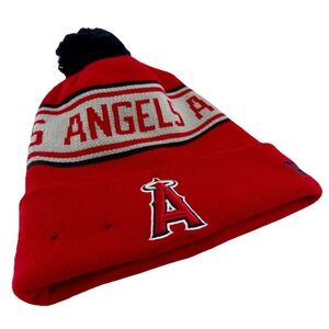 New Era Los Angeles Angels Red Beanie‎ Winter Cap One Size Fits Most MLB NEW